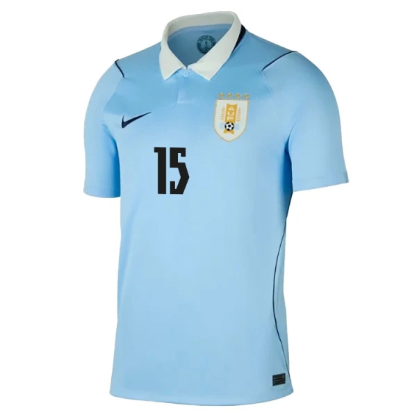 Maillot De Foot Uruguay Federico Valverde 15 Domicile Coupe du Monde 2026