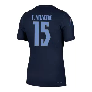 Maillot De Foot Uruguay Federico Valverde 15 Extérieur Coupe du Monde 2026