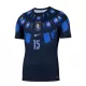Maillot De Foot Uruguay Federico Valverde 15 Extérieur Coupe du Monde 2026