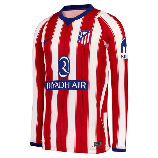 Maillot De Foot Atlético Madrid Domicile 26/27 Manches Longues Maillot De Foot Atlético Madrid Domicile 26/27 Manches Longues
