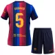 Kit De Football FC Barcelone Cubarsi 5 Enfant Domicile 26/27 Kit De Football FC Barcelone Cubarsi 5 Enfant Domicile 26/27