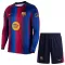 Kit De Football FC Barcelone Enfant Domicile 26/27 Manches Longues