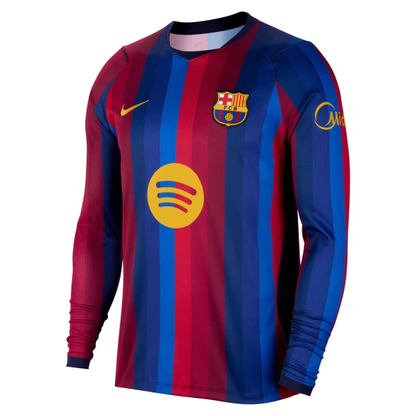 Kit De Football FC Barcelone Enfant Domicile 26/27 Manches Longues