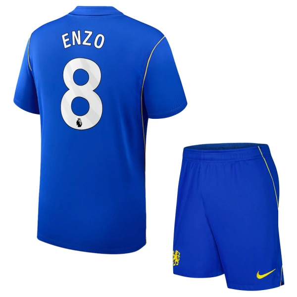 Kit De Football Chelsea Enzo Fernández 8 Enfant Domicile 26/27 Kit De Football Chelsea Enzo Fernández 8 Enfant Domicile 26/27
