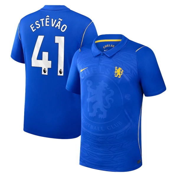 Maillot De Foot Chelsea Estevao 41 Domicile 26/27 Maillot De Foot Chelsea Estevao 41 Domicile 26/27