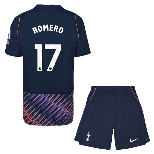 Kit De Football Tottenham Hotspur Cristian Romero 17 Enfant Extérieur 26/27