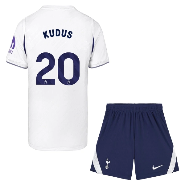 Kit De Football Tottenham Hotspur Kudus 20 Enfant Domicile 26/27 Kit De Football Tottenham Hotspur Kudus 20 Enfant Domicile 26/27