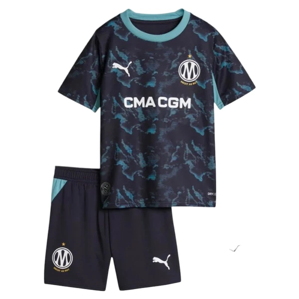 Kit De Football Olympique de Marseille Enfant Extérieur 26/27 Kit De Football Olympique de Marseille Enfant Extérieur 26/27