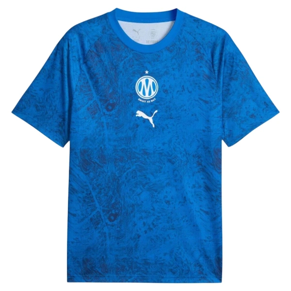 Maillot De Foot Olympique de Marseille Pre-Match 26/27 Bleu Maillot De Foot Olympique de Marseille Pre-Match 26/27 Bleu