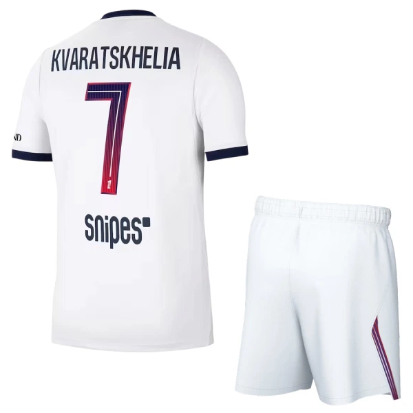 Kit De Football Paris Saint-Germain Kvaratskhelia 7 Enfant Extérieur 26/27 Kit De Football Paris Saint-Germain Kvaratskhelia 7 Enfant Extérieur 26/27