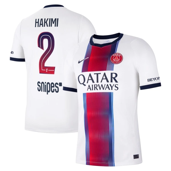 Maillot De Foot Paris Saint-Germain Achraf Hakimi 2 Extérieur 26/27 Maillot De Foot Paris Saint-Germain Achraf Hakimi 2 Extérieur 26/27
