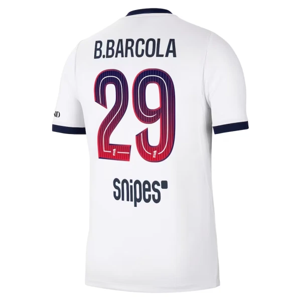 Maillot De Foot Paris Saint-Germain Bradley Barcola 29 Extérieur 26/27