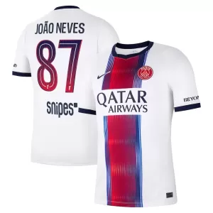 Maillot De Foot Paris Saint-Germain Joao Neves 87 Extérieur 26/27