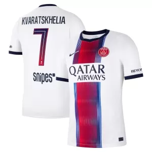 Maillot De Foot Paris Saint-Germain Kvaratskhelia 7 Extérieur 26/27