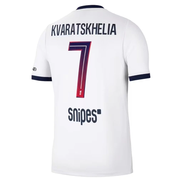 Maillot De Foot Paris Saint-Germain Kvaratskhelia 7 Extérieur 26/27