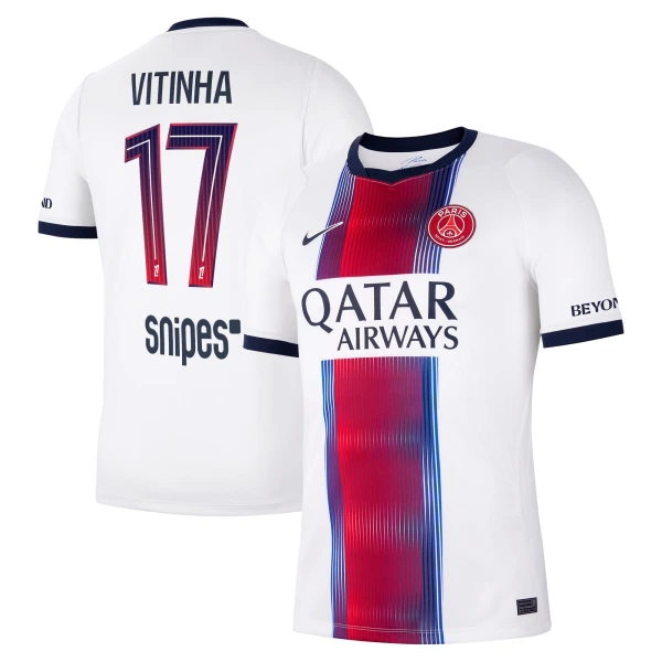 Maillot De Foot Paris Saint-Germain Vitinha 17 Extérieur 26/27 Maillot De Foot Paris Saint-Germain Vitinha 17 Extérieur 26/27