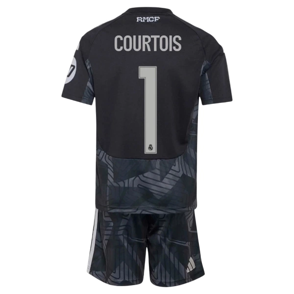 Kit De Football Gardien Real Madrid Thibaut Courtois 1 Enfant Domicile 26/27 Kit De Football Gardien Real Madrid Thibaut Courtois 1 Enfant Domicile 26/27