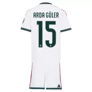 Kit De Football Real Madrid Arda Guler 15 Enfant Domicile 26/27