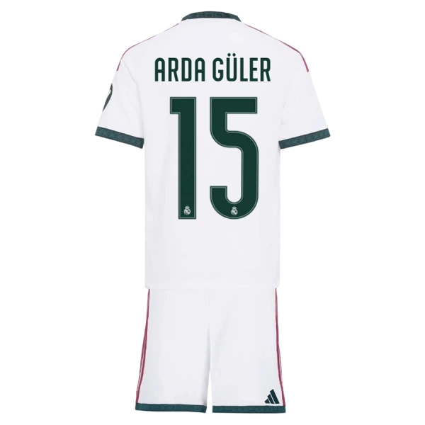 Kit De Football Real Madrid Arda Guler 15 Enfant Domicile 26/27 Kit De Football Real Madrid Arda Guler 15 Enfant Domicile 26/27