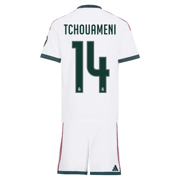Kit De Football Real Madrid Aurélien Tchouaméni 14 Enfant Domicile 26/27 Kit De Football Real Madrid Aurélien Tchouaméni 14 Enfant Domicile 26/27