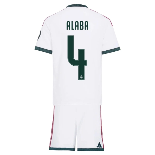 Kit De Football Real Madrid David Alaba 4 Enfant Domicile 26/27 Kit De Football Real Madrid David Alaba 4 Enfant Domicile 26/27