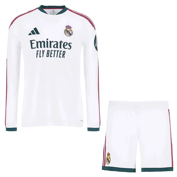 Kit De Football Real Madrid Enfant Domicile 26/27 Manches Longues Kit De Football Real Madrid Enfant Domicile 26/27 Manches Longues