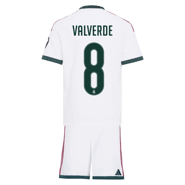 Kit De Football Real Madrid Federico Valverde 8 Enfant Domicile 26/27 Kit De Football Real Madrid Federico Valverde 8 Enfant Domicile 26/27