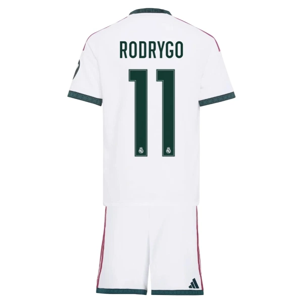 Kit De Football Real Madrid Rodrygo Goes 11 Enfant Domicile 26/27 Kit De Football Real Madrid Rodrygo Goes 11 Enfant Domicile 26/27
