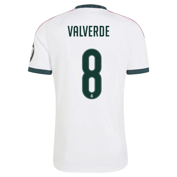 Maillot De Foot Real Madrid Federico Valverde 8 Domicile 26/27 Maillot De Foot Real Madrid Federico Valverde 8 Domicile 26/27