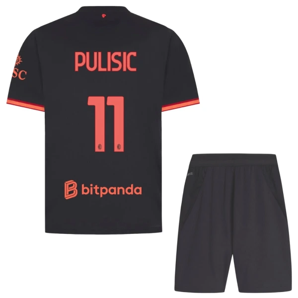 Kit De Football Milan AC Christian Pulišić 11 Enfant Third 26/27 Kit De Football Milan AC Christian Pulišić 11 Enfant Third 26/27