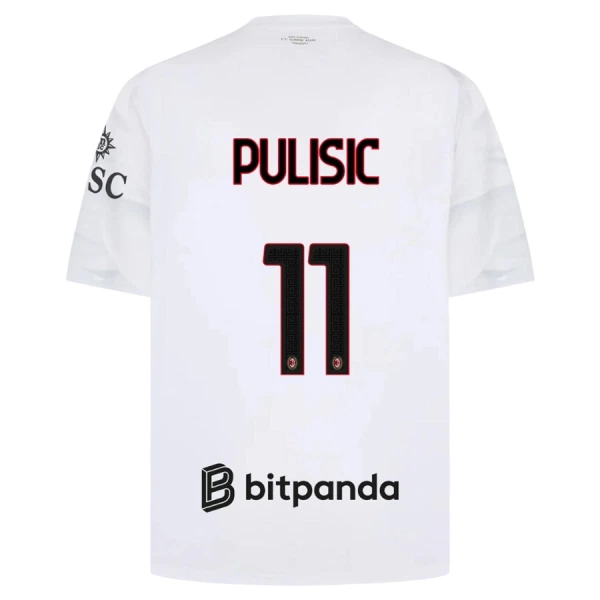 Maillot De Foot Milan AC Christian Pulišić 11 Extérieur 26/27 Maillot De Foot Milan AC Christian Pulišić 11 Extérieur 26/27