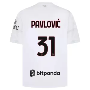 Maillot De Foot Milan AC Pavlovic 31 Extérieur 26/27