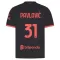 Maillot De Foot Milan AC Pavlovic 31 Third 26/27
