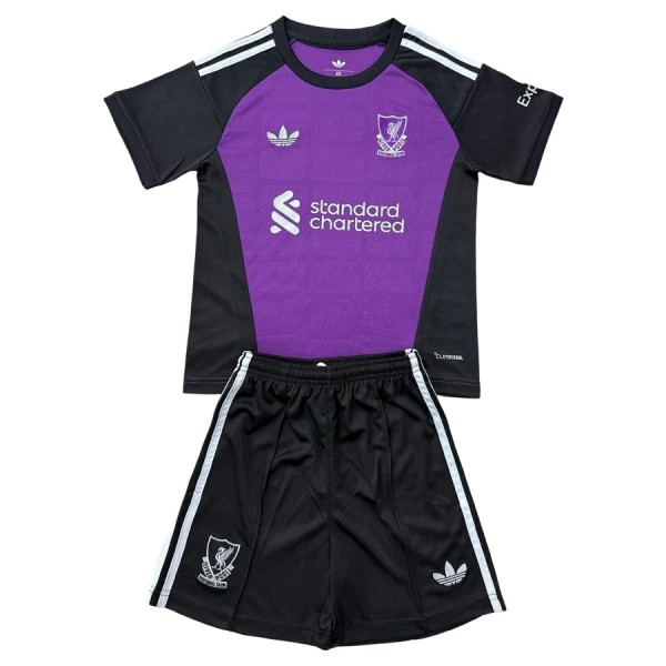 Kit De Football Gardien Liverpool Enfant 26/27 Violet Kit De Football Gardien Liverpool Enfant 26/27 Violet