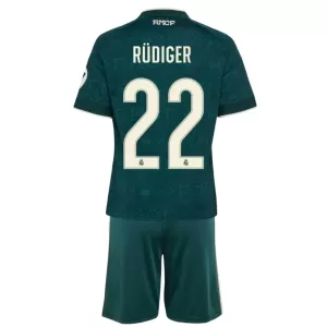 Kit De Football Real Madrid Antonio Rudiger 22 Enfant Extérieur 26/27