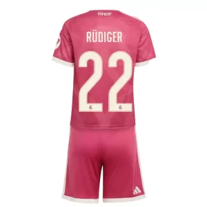 Kit De Football Real Madrid Antonio Rudiger 22 Enfant Third 26/27