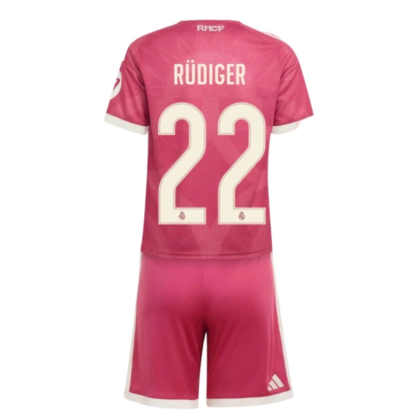 Kit De Football Real Madrid Antonio Rudiger 22 Enfant Third 26/27 Kit De Football Real Madrid Antonio Rudiger 22 Enfant Third 26/27