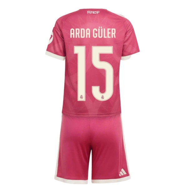 Kit De Football Real Madrid Arda Guler 15 Enfant Third 26/27 Kit De Football Real Madrid Arda Guler 15 Enfant Third 26/27