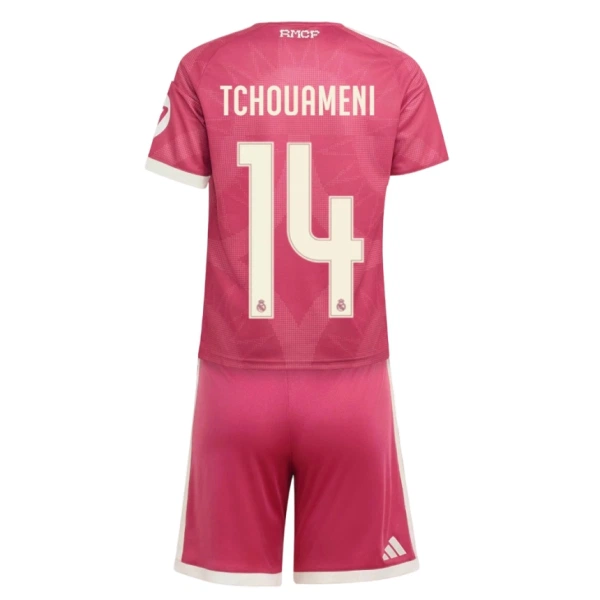 Kit De Football Real Madrid Aurélien Tchouaméni 14 Enfant Third 26/27 Kit De Football Real Madrid Aurélien Tchouaméni 14 Enfant Third 26/27