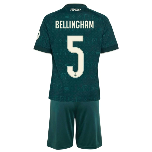 Kit De Football Real Madrid Jude Bellingham 5 Enfant Extérieur 26/27 Kit De Football Real Madrid Jude Bellingham 5 Enfant Extérieur 26/27