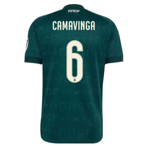Maillot De Foot Real Madrid Eduardo Camavinga 6 Extérieur 26/27 Maillot De Foot Real Madrid Eduardo Camavinga 6 Extérieur 26/27