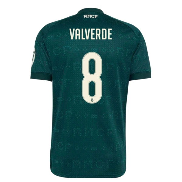 Maillot De Foot Real Madrid Federico Valverde 8 Extérieur 26/27 Maillot De Foot Real Madrid Federico Valverde 8 Extérieur 26/27