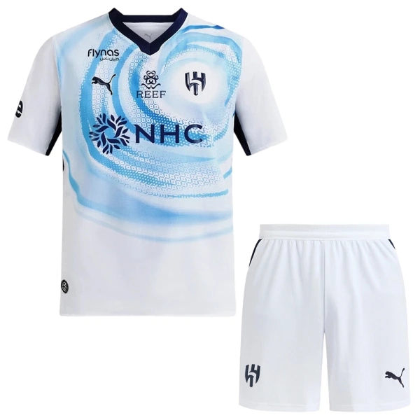 Kit De Football Al Hilal SFC Enfant Extérieur 26/27 Kit De Football Al Hilal SFC Enfant Extérieur 26/27