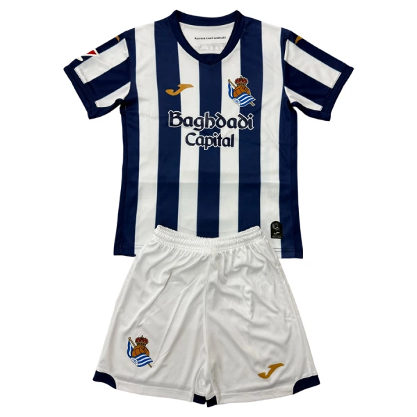 Kit De Football Real Sociedad Enfant Domicile 26/27 Kit De Football Real Sociedad Enfant Domicile 26/27