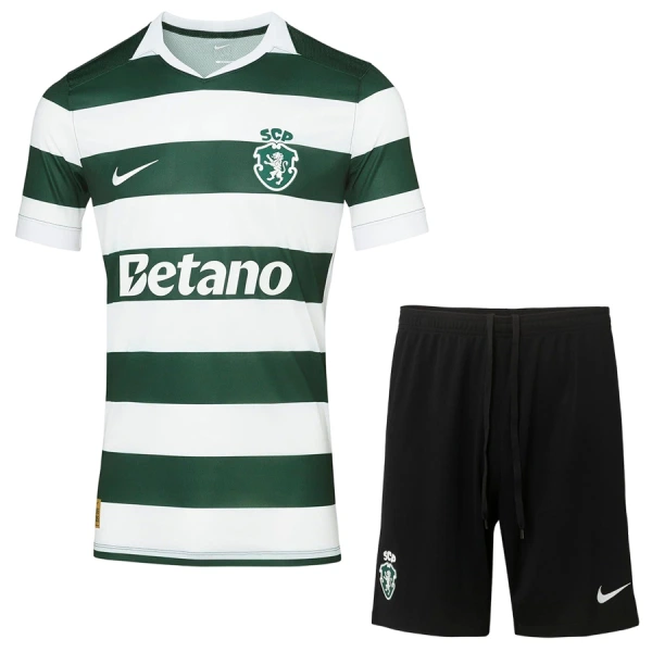 Kit De Football Sporting CP Enfant Domicile 26/27 Kit De Football Sporting CP Enfant Domicile 26/27