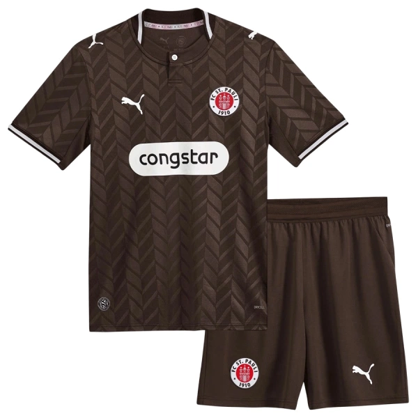 Kit De Football St Pauli Enfant Domicile 26/27 Kit De Football St Pauli Enfant Domicile 26/27