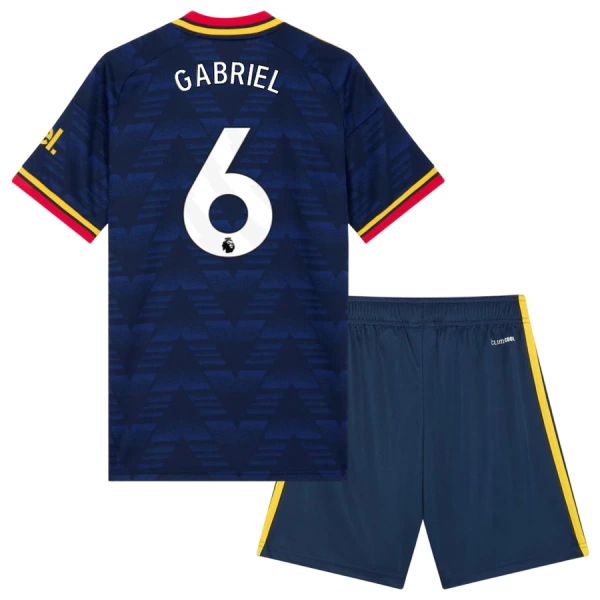Kit De Football Arsenal Gabriel 6 Enfant Extérieur 26/27 Kit De Football Arsenal Gabriel 6 Enfant Extérieur 26/27