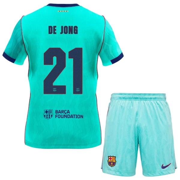Kit De Football FC Barcelone Frenkie de Jong 21 Enfant Third 26/27 Kit De Football FC Barcelone Frenkie de Jong 21 Enfant Third 26/27
