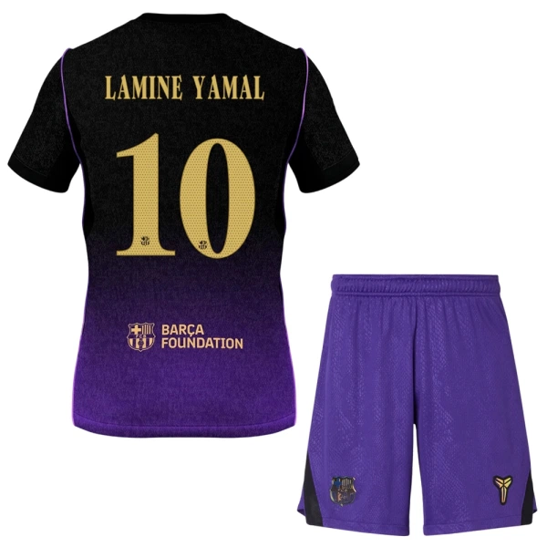 Kit De Football FC Barcelone Lamine Yamal 10 Enfant Extérieur 26/27