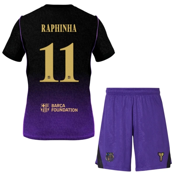 Kit De Football FC Barcelone Raphinha 11 Enfant Extérieur 26/27